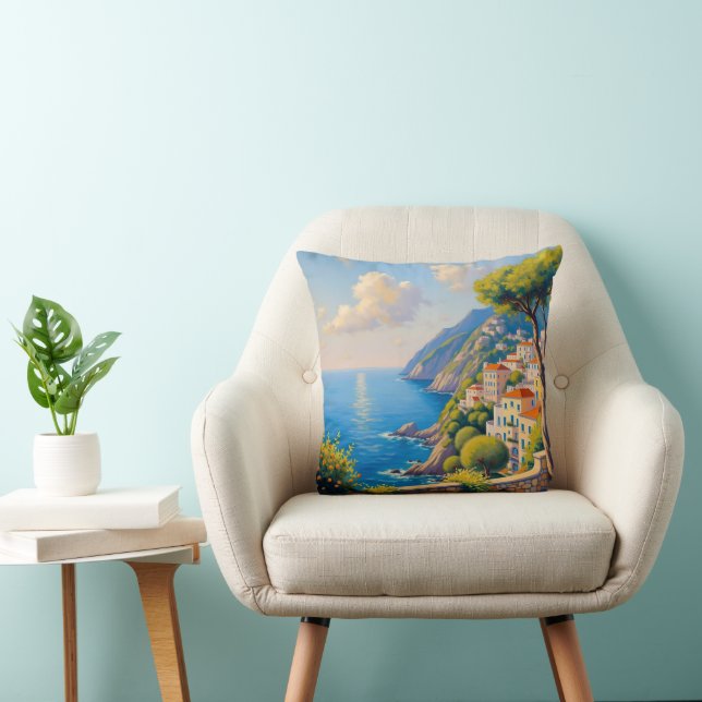 Amalfi Sunrise Art Pillow Kudde (Stol)