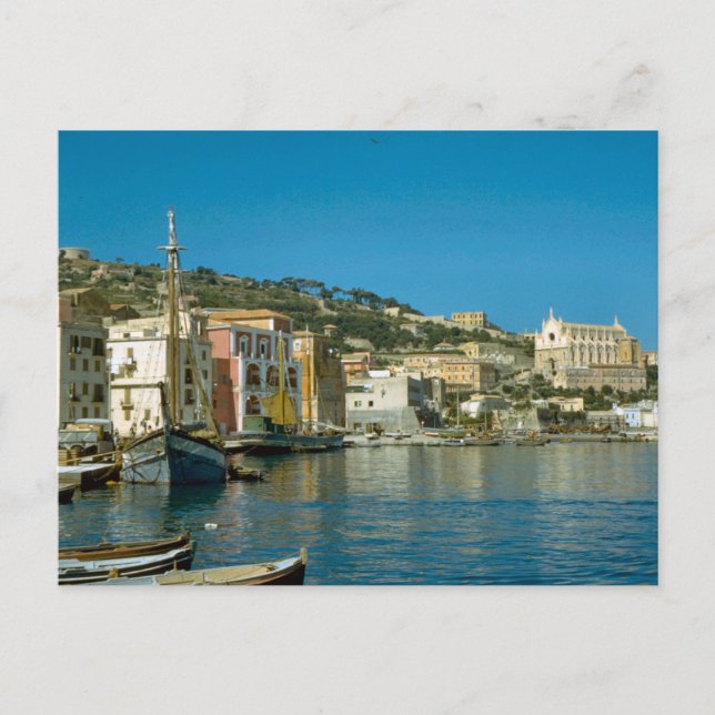 Amalfi, vattenfront vykort (Framsida)