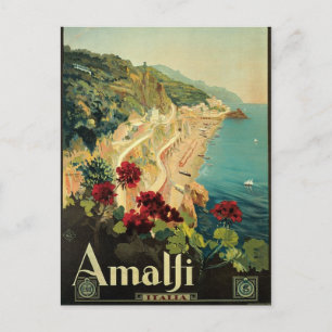 Amalfi Vintage Italienskt vykort