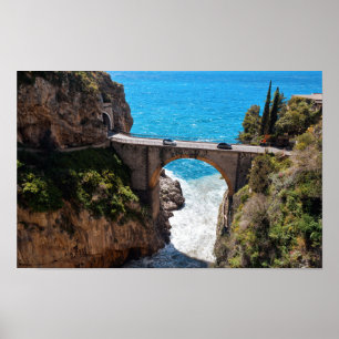 Amalfikusten Italien Poster