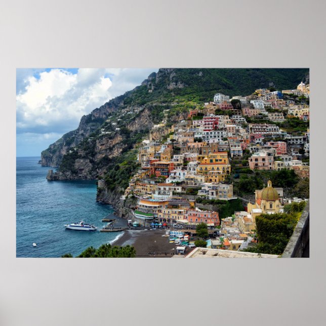 Amalfikusten Italien Poster (Framsidan)