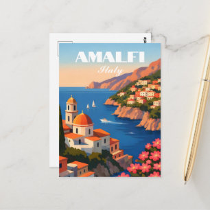 Amalfikusten Italien Vykort