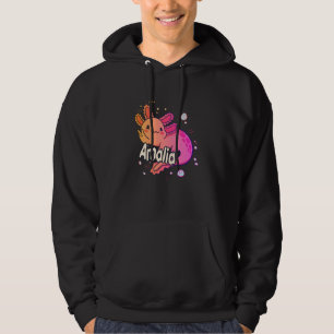 AMALIA - Vacker flicka namn med AXOLOTL Hoodie