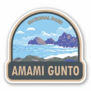 Amami Gunto National Park Japan Travel Art Vintage Klistermärken