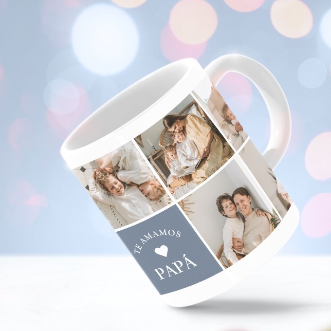 Amamos Papá Personlig Photo Coffee Mugg (Skapare uppladdad)