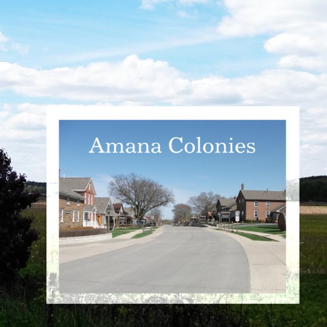 Amana Colonies, Amana, Iowa Vykort (Skapare uppladdad)