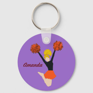 Amanda_CheerLeader Keychain Nyckelring