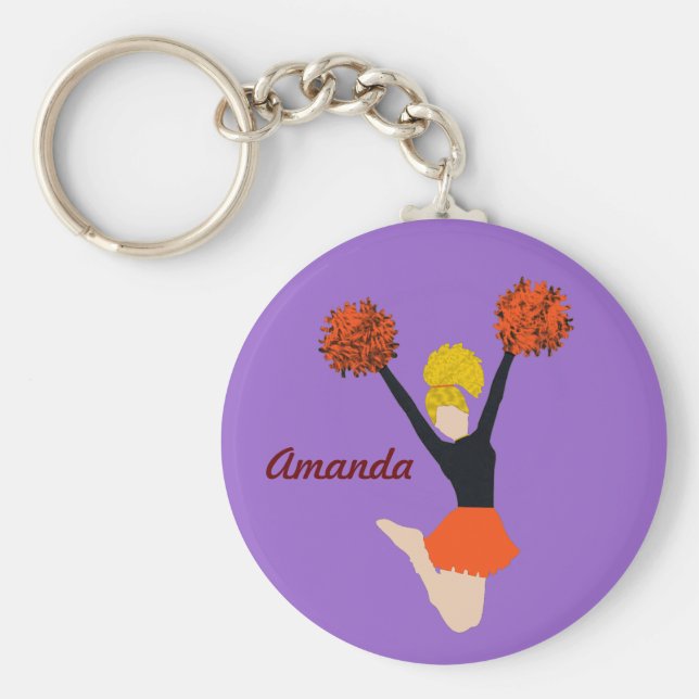 Amanda_CheerLeader Keychain Nyckelring (Framsidan)