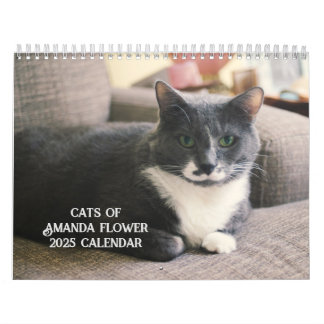 Amanda Flower Cat Calendar 2025 Kalender