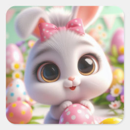 Amanda Fyrkantigt Klistermärke