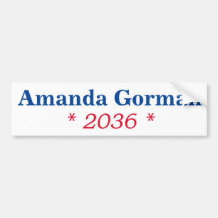 Amanda Gorman 2036 Bildekal
