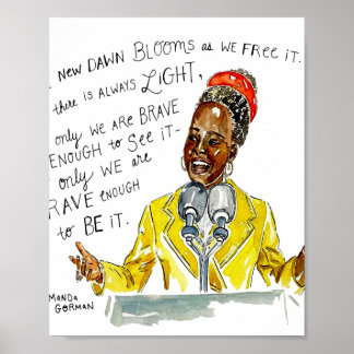 AMANDA GORMAN - Det finns alltid ljus Poster