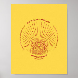 Amanda Gorman Inauguration Dikt 202 Poster