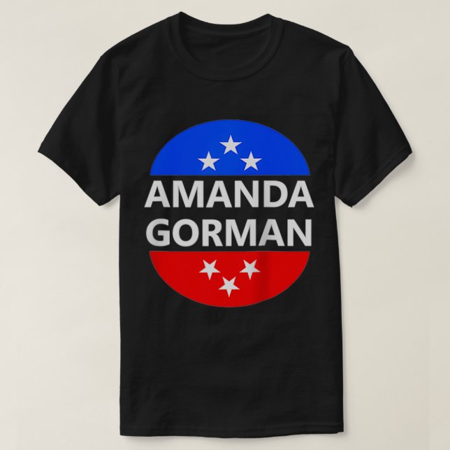 Amanda Gorman Poet Dikt Inauguration 2021 Day Janu T Shirt (Design framsida)
