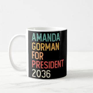 Amanda Gorman till president 2036 Kaffemugg