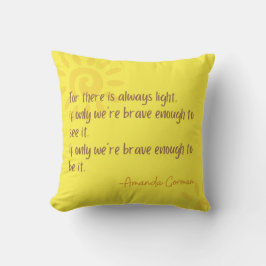 Amanda Gormans inspirationsinstallation ord Kudde