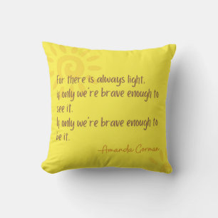 Amanda Gormans inspirationsinstallation ord Kudde
