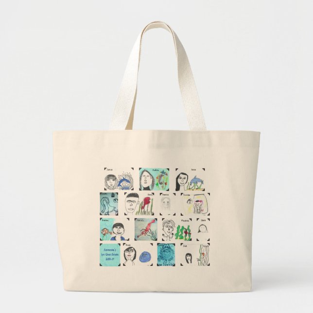 Amanda hänger lös jumbo tygkasse (Framsidan)