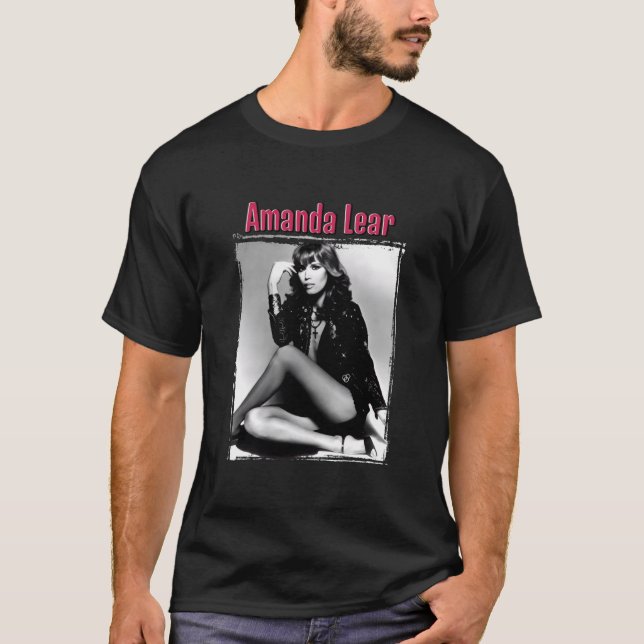 Amanda Lear  Classic  T Shirt (Framsida)