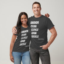 Amanda Lexie Namn T Shirt
