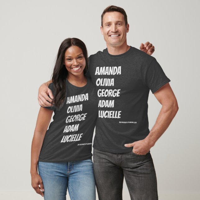 Amanda Lexie Namn T Shirt (Unisex)