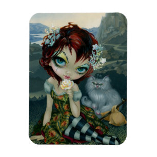 "Amanda Palmer Tarot:  Den dumma" sladdmagneten Magnet