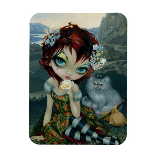 "Amanda Palmer Tarot: Fool" Flex Magnet (Vertikal)