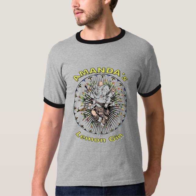 Amandas citronGin T Shirt (Framsida)