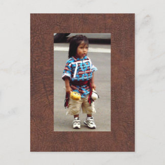 Amanda's Native American Child Vykort