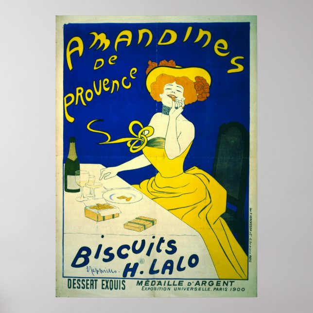 Amandines de Provence 1900 Poster (Framsidan)