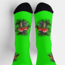 Amanita Muscaria - Crew Sock