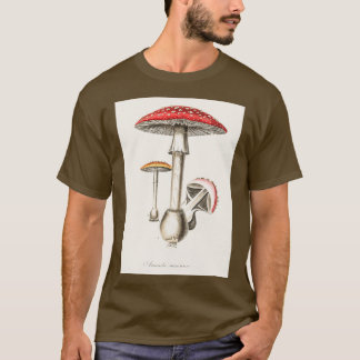 Amanita muscaria illustration från Mediccal Botany T Shirt