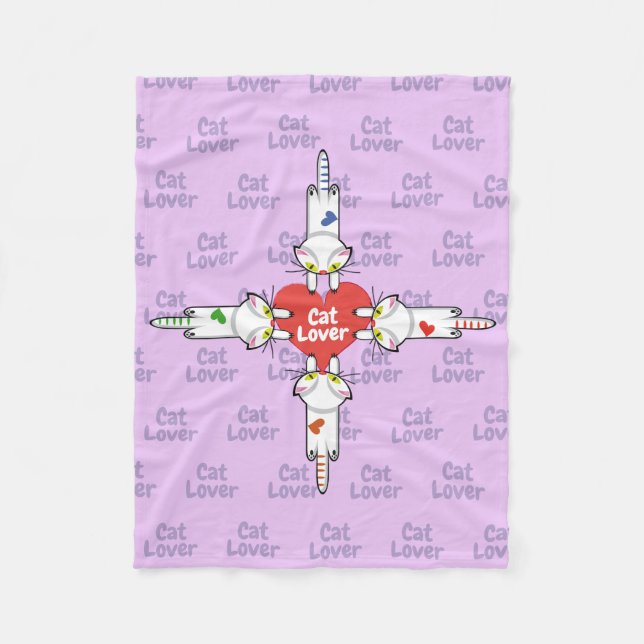 Amantes de los gatitos fleecefilt (Framsidan)