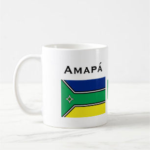 Amapá Brasilien kaffekopp/Caneca de Amapá Kaffemugg