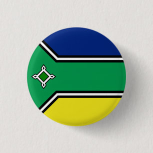 Amapá den brasilianska statlig flagga knäppas knapp