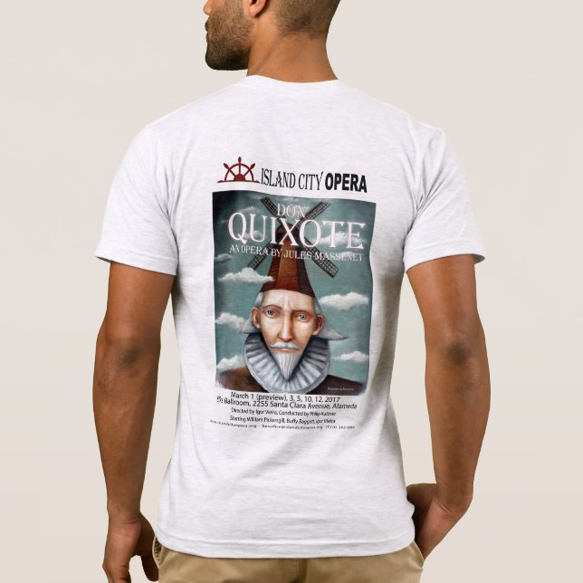 AmApparelBasicMens Don Quixote T-shirt (Baksida)