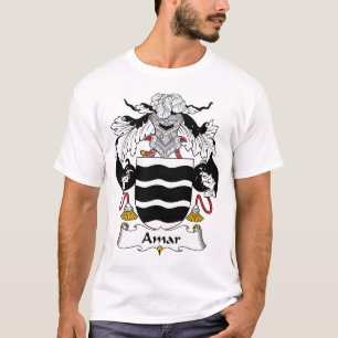 Amar familjvapensköld tee shirt
