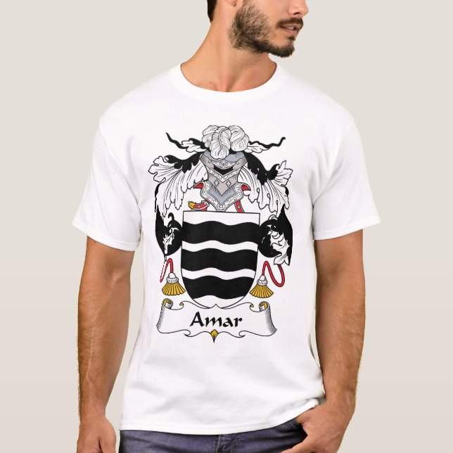 Amar familjvapensköld tee shirt (Framsida)