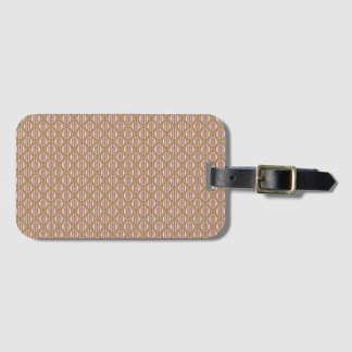 AMARA dammig rosa och guld retro geometrisk mönste Bagagebricka