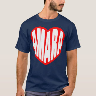 Amara i mitt hjärta present t shirt