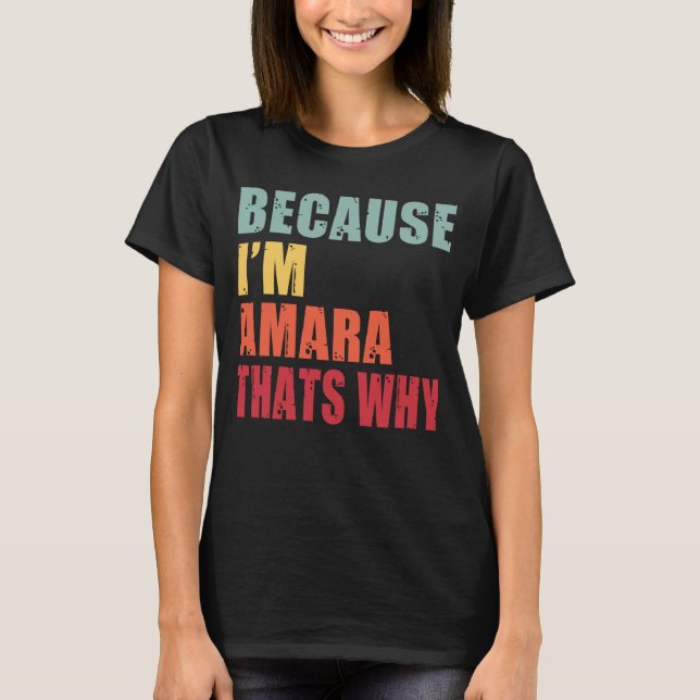 Amara, jag är alla pratar om Amara T Shirt (Framsida)