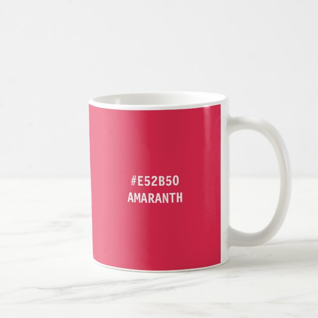 Amarant HTML-färgkodsmugg Kaffemugg (Höger)
