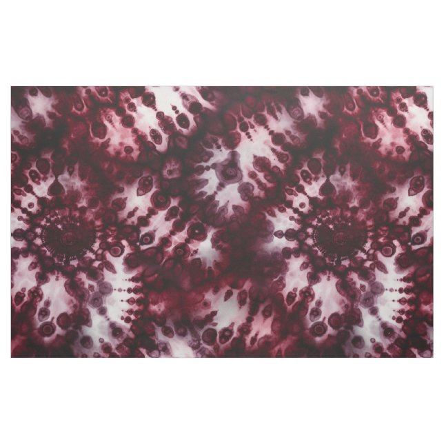 Amarant Lila Tie-dye  Tyg (Yard)