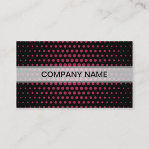 Amaranth deep lila Techno Dots Modern Black Visitkort
