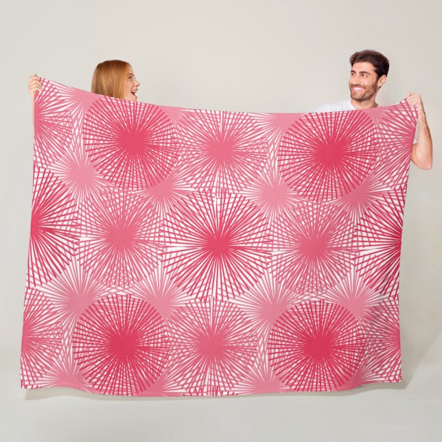 Amaranth Stars Fleecefilt (På plats)