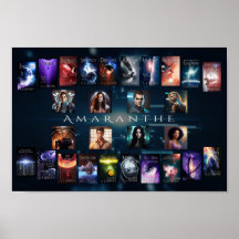 Amaranthe Banner - 1 fot x 8 tum