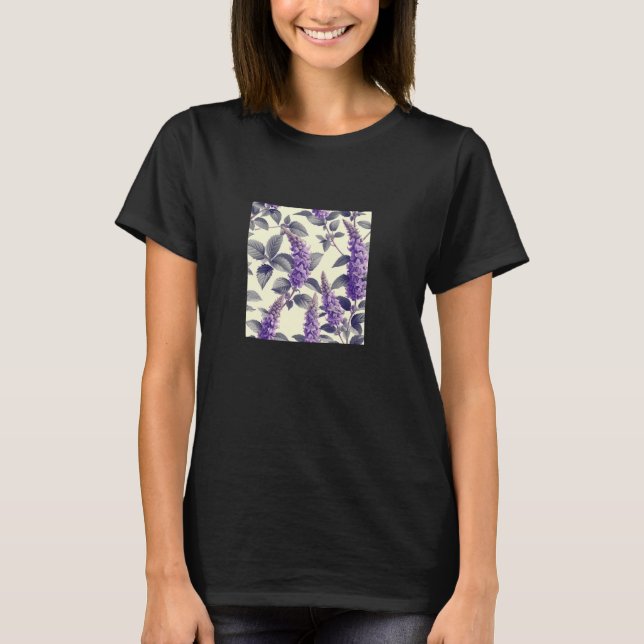 Amaranthus Flower Mönster Graphic T Shirt (Framsida)