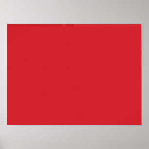 Amarantth Red (färg i fast form) Poster