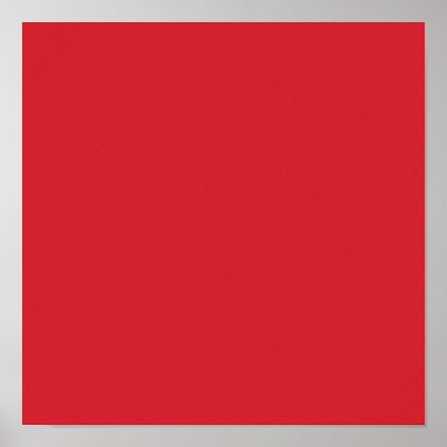 Amarantth Red (färg i fast form) Poster (Framsidan)