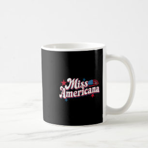 Amare Box Amerika 4:e juli Miss Americana Retro Kaffemugg